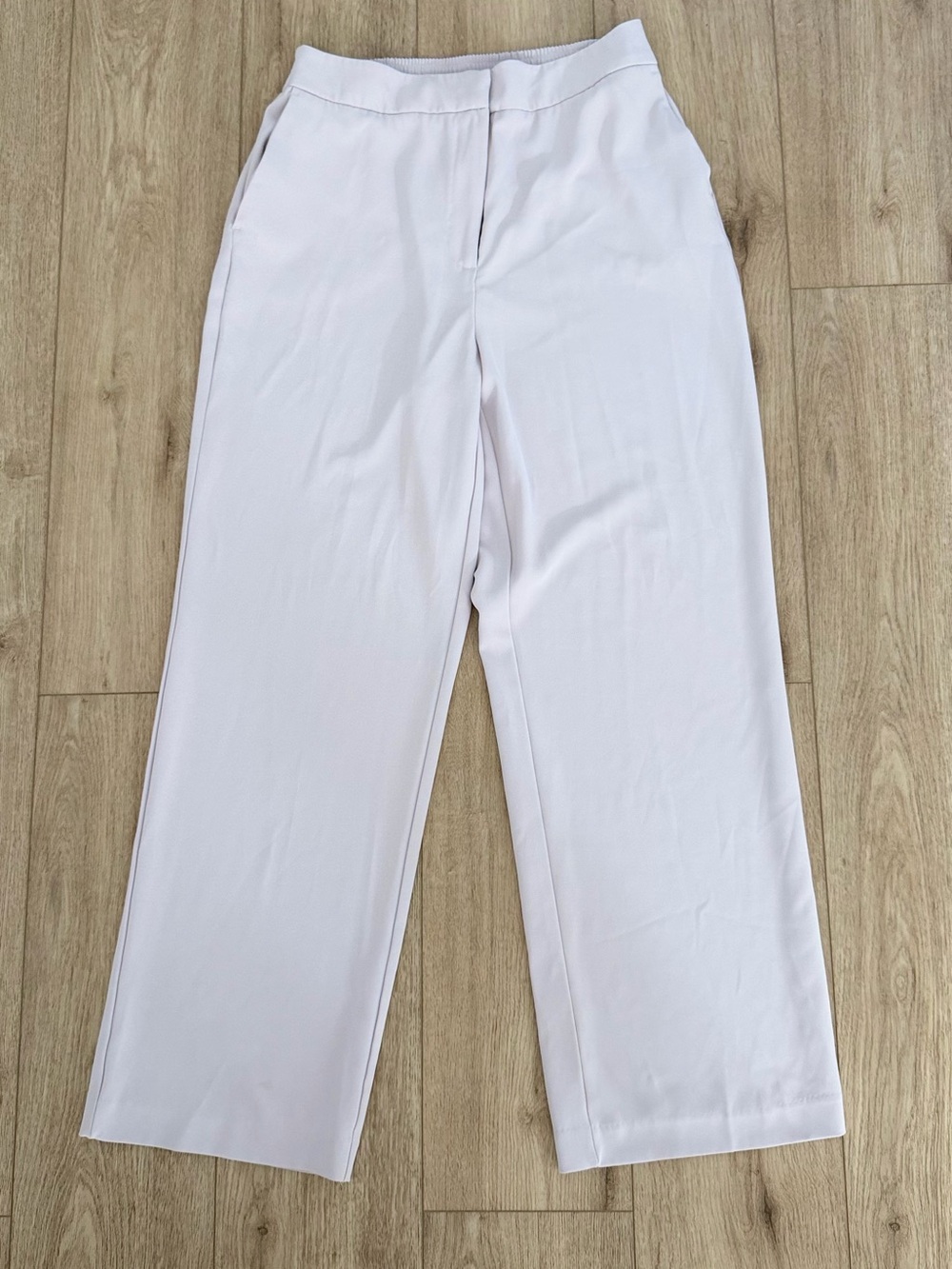 Rachel Zoe Pale Purple Wide-Leg Trousers